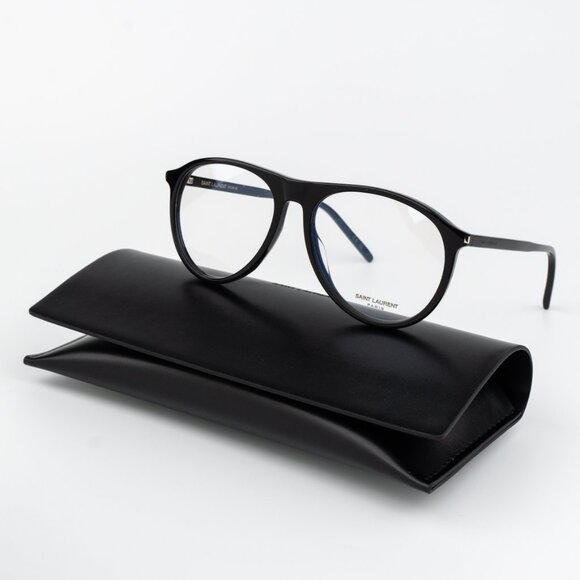 Saint Laurent Men Eyeglasses Black Pilot SL667OPT 001 BRAND NEW - Picture 1 of 12